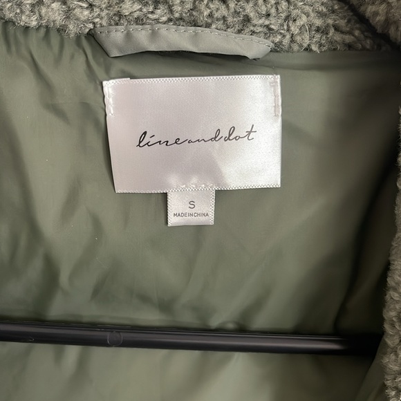 Line and Dot Olive green Saylor coat - Picture 4 of 4